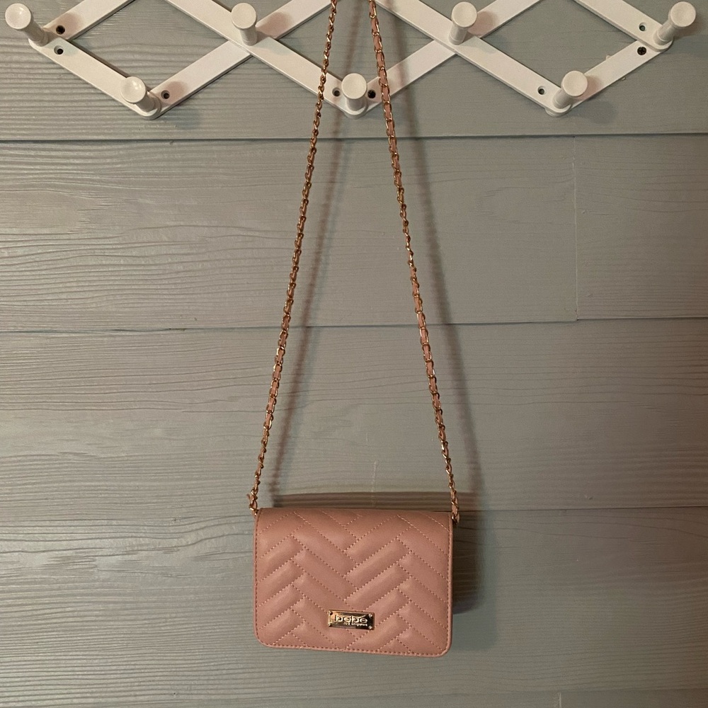 bebe Blush Quilted Crossbody Bag